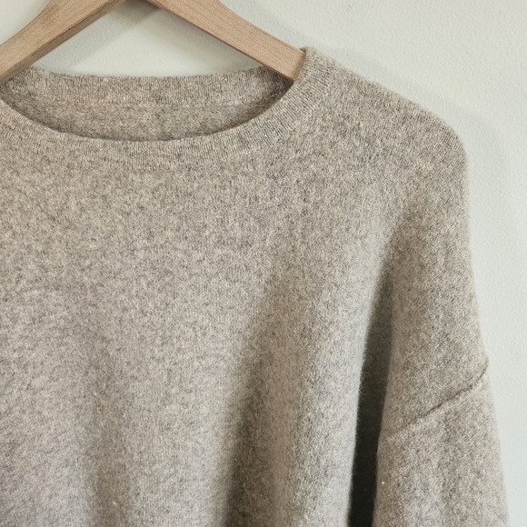 Lauren Manoogian Tan Felt Sweater In Moth - Picture 4 of 13